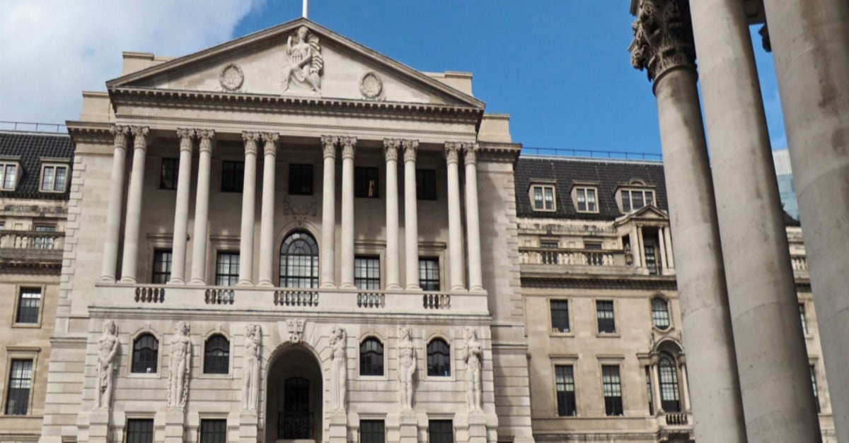 Facade of the Bank of England